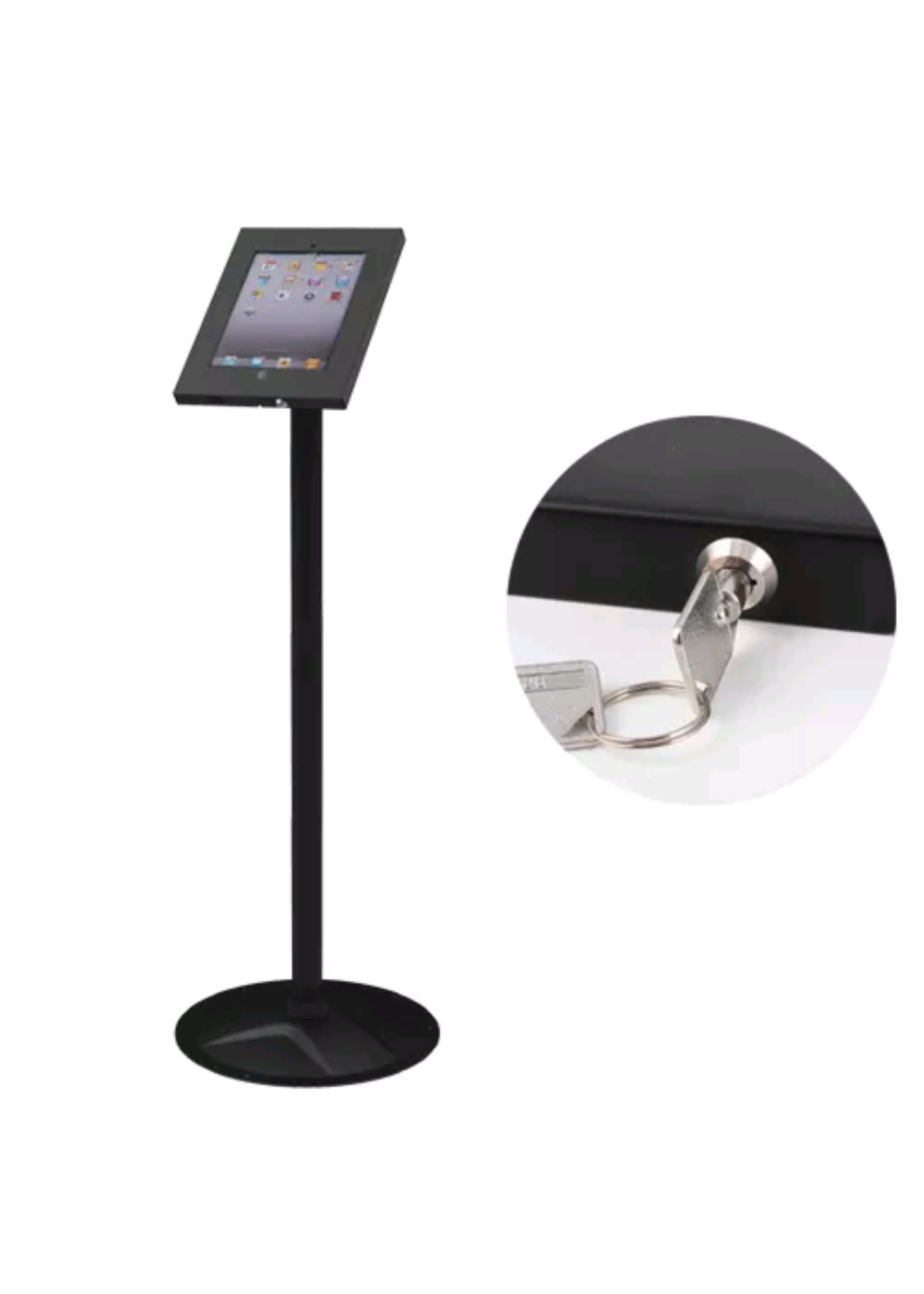 iPad 2/3/4 air Lockable stand - Simtek World