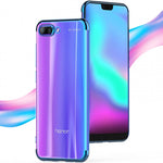 TPU Edge Plating Shockproof Bumper Slim Clear Case Cover for Huawei Honor 10 (Blue) - Simtek World