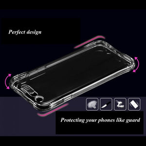 Transparent Crystal Back Cover Incoming Call LED Flash iPhone 7 Plus (Yellow) - Simtek World