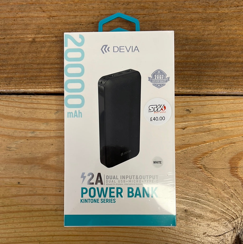 DEVIA Power Bank 20000mAh 2A