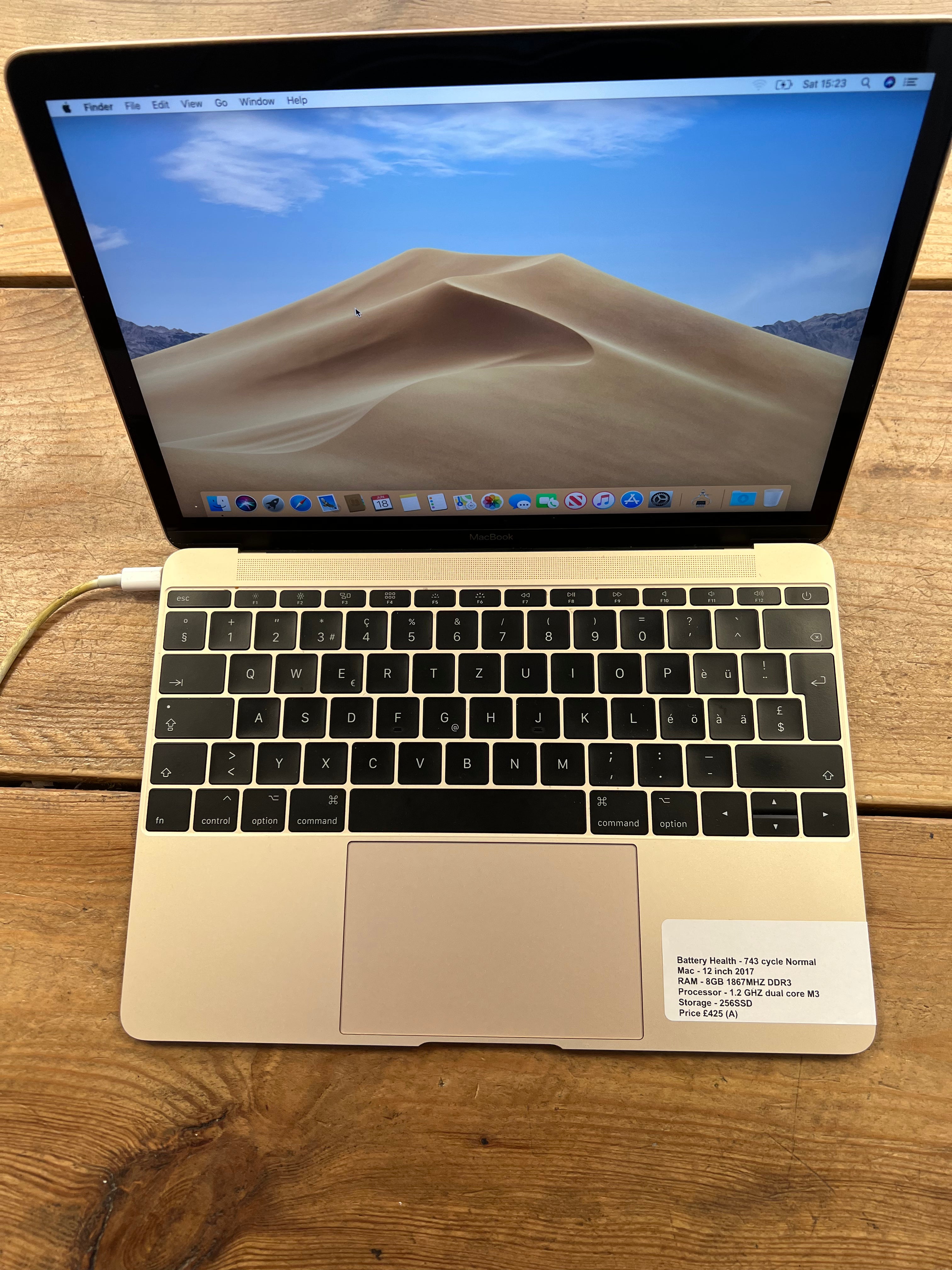 Macbook 12 inch - 8GB - Retina - Gold