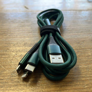 JOYROOM S-1230G4 ( Green ) 3 in 1 Charging Cable