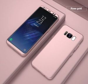 Ultra thin Slim Hard Case 360° Protective Cover For Samsung Galaxy S8 (Gold) - Simtek World